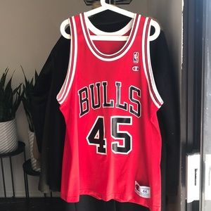 Champion Bulls Michael Jordan 45